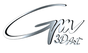 GM 3D Art Logo